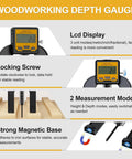 8 Inch Digital Angle Ruler Featuring Bright Lcd Panel And Integrated Spirit Level For Dead On Readings Solid No Fuss Angle Finder Gauge Tool Set