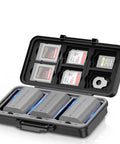 Rugged Camera Battery And Card Case For Three Batteries And Space For SD CFexpress Cards Water Resistant And Shockproof Holder