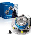 Front Wheel Hub and Bearing Assembly - Single Unit for 2000-2013 Chevrolet Impala and others with packaging box