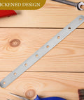 Two Pack Stainless Steel Corner Brackets For Tables And Chairs With Quick No Fuss Installation Silver Flat Angle Brace Plates