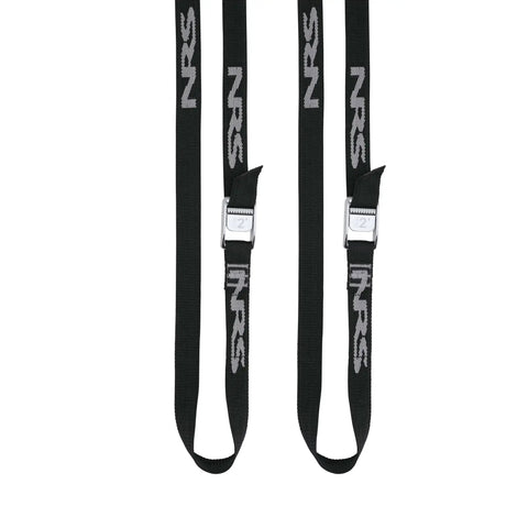 Heavy Duty Tie Down Straps 2 Pack For Vehicle Trailer Kayak And Roof Rack Cargo Securement 500 Lbs Working Load 1500 Lbs Breaking Strength UV Resistant Webbing With No Slip Cam Buckles