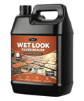 Heavy Duty High Gloss Wet Look Paver Sealer For Concrete And Brick Walkways One Gallon container showcasing waterproof sealant.