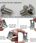 All In One Aluminum Extrusion Hardware Kit With 200Pcs M5 T Slot Nuts Bolts And Screws For 20x20 2020 2040 Profiles assembly guide