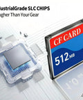 CF Memory Card 512MB Type I For Cameras And Digital Gear With High Performance Controller Built To Last alongside microchip