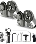 Pro Grade Drill Nibbler Attachment For Sheet Metal Cutting With Coated Blade And Universal Adapter set with tools and gloves