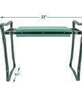 Two In One Foldable Garden Kneeler And Seat With Cushioned EVA Foam For Back And Knee Relief, Heavy Duty Metal Frame, Converts To Weeding Or Pruning Pad