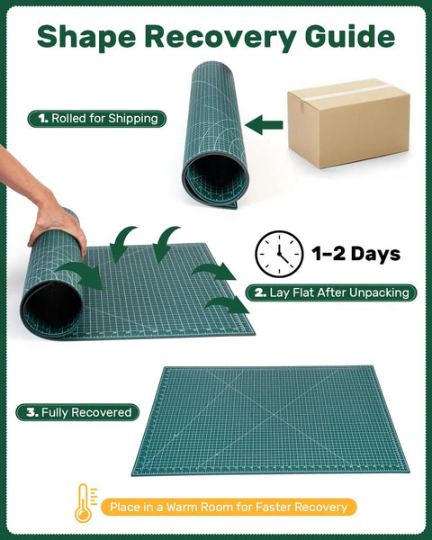 Top Shelf Self Healing Pro Cutting Mat 17 X 23 Double Sided Rotary Craft Board With Crisp Grid Lines For Sewing Quilting Scrapbooking Hella Smooth Cuts A2