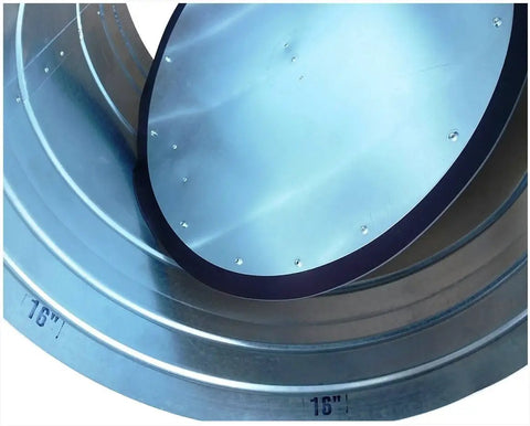 10 Inch Round Pro Grade HVAC Zoning Damper Replacement For Honeywell EWC Durozone And More Full Seal Blade Low Leakage Commercial Quality
