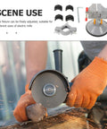 Image of a 360 Degree Swivel Bench Vise With Quick Release Table Clamp illustrating its use in metalworking projects.