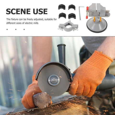 Swivel Base Bench Vise Clamp Portable Table Clamp With Quick Release For Woodworking Metalworking Jewelry DIY Projects Multipurpose Workholding Tool Durable CorrosionResistant Clamp