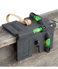Hands Free Magnetic Post Level 5 Inch With 3 Acrylic Vials for precise leveling on wooden structure