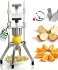 Commercial Lemon Wedger With Dual 4 And 8 Wedge Blades, 3 Second Fast Cut, V Shaped Stainless Steel Blade, Citrus Cutter on display