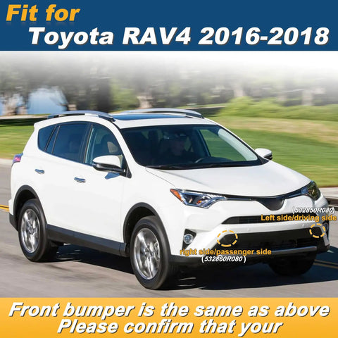 Front Bumper Tow Hook Cover For Toyota RAV4 2016 2017 2018 Matte Black Left Driver Side Towing Eye Cap Direct Replacement Easy Install