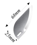 65x25mm Aluminum CNC Machined RC Boat Water Jet Turn Fin For 75-85cm Electric Nitro Remote Control Boats, beefed-up design