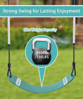 Two Pack Heavy Duty Swing Seat Supports 330 Pound Capacity For Backyard Garden And Playground EVA non-slip swing displayed