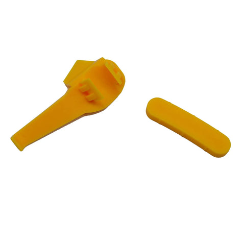 Tire Changer Plastic Inserts Kit With Nylon Rim Edge Protectors For Duck Head Mount Demount Tools, 6 Front Upper And 6 Rear Lower