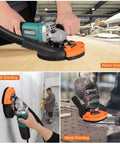 Universal 4.5 to 5 Inch Angle Grinder Dust Shroud Attachment 125mm Fits Most Brand Grinders For Heavy Duty Cleaning And Grinding