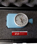 Pro Grade Hardness Tester For Coatings, Rubber And Plastics With ASTM D2240 Compliance And Peak Reading in foam case.