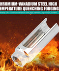 Oxygen Sensor Socket Wrench For Easy Dismantling I Type 45 Steel Rustproof Hex Head Induction Sensor Disassembly Tool in silver finish