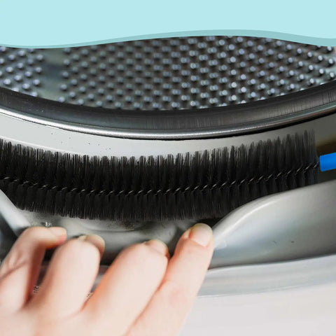 All In One Dryer Vent Cleaning Kit With Refrigerator Coil Brush And Lint Trap Remover, black brush cleaning dryer vent