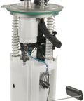 Heavy Duty Aftermarket Fuel Pump Module Assembly Featuring Hardened Turbine Engineering for smooth throttle response, showing detailed internal components.