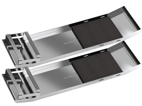 Heavy Duty Stainless Steel Knee Boards With Pads For Construction Pros Anti Dig Ends Durable Kneeling Platform For Tiling And Flooring Installations Non Slip Work Knee Boards