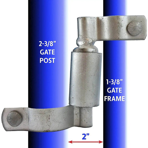 Chain Link Gate Closer For Gate Frames One And Three Eighths Inches And Two And Three Eighths Inches Posts Built Tough Self Closes Includes Bolts