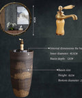 Top Shelf Handmade Vessel Sink With Faucet And Drain Pre Drilled Installation Hole Slick Modern Basin Featuring Overflow Guard with mirror and faucet.