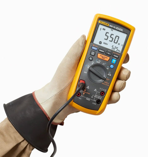 1587 FC 2 In 1 Insulation Multimeter With Fluke Connect Measurements App Memory Storage Trend It Graphs And Temperature Compensation
