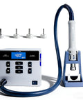 Beefy 1000W Digital Hot Air Rework Station with LCD, nozzles, and auto sleep feature for BGA/SMD soldering desoldering.