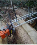 Portable Chainsaw Mill 36 Inch Bar Made From Steel And Aluminum For A Stronger Cut Planking Milling With Adjustable Height And Width