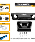 Winch Mounting Bracket Plate For Polaris RZR XP 1000 2024 2025 2026 Not For 2014 2023 Models with installation kit