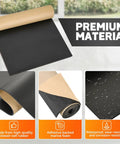Premium Neoprene Foam Rubber Sheet With Adhesive Backing One Eighth Inch Thick Cushioning Mat For Soundproofing waterproof and wear-resistant material roll
