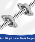 Pro Grade Pillow Block Bearing 1 Inch Bore Zinc Alloy Steel Mounted Flange with shaft support visible in use.