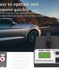 Induction Dent Repair Machine With Digital Display And 1000W Power next to a car, showcasing easy operation for auto body dent removal