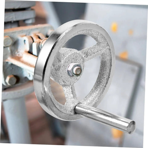 Crank Handle Handwheel for Lathe Carbon Steel Revolving Knob Edge Design Easy to Install on machine tool