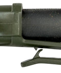 Close-up of the belt holster for the Ergonomic Seven And A Half Inch Laplander Folding Saw And Knife Set for outdoor use.