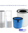 Replacement Filter Kit For Afloia Miro Pro And Kilo Pro 2in1 Air Purifier Humidifier H13 True HEPA 4Stage Filtration components displayed