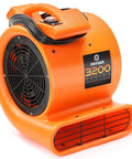 Orange Beast Air Mover Carpet Dryer With Half HP Motor Dual Speed Industrial Floor Fan for fast drying and air circulation