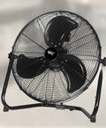 20-Inch Floor Fan And Wall Mount Air Mover For Home, Garage, And Job Site Use With High Velocity Airflow, black color