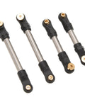 Double Bent Front And 90mm Rear Link Set For Axial SCX24 Deadbolt Crawler with titanium alloy links and brass pivots