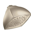 Voss Brushed Nickel Water Sense Showerhead With 1.75 GPM One Function Full Spray Four And One Sixteenth Inch Diameter Brass Swivel