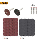 54Piece Mini Circular Grinding Head Set With Resin Cut Off Wheels, Diamond Cutting Inserts, Metal Cutters for Drill Use