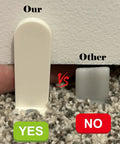 Comparison of 4 Pack Sliding Closet Door Floor Hardware Guide With Wobble Free Operation And No Drill Adhesive Mount to another guide