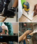 Various uses of Beefy Ball End Hex Key Set with Magnetic Bits in power drills
