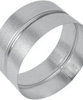 6 Inch Galvanized Metal Duct Connector For HVAC Ducting Round Ventilation Pipe Fitting Adapter Coupling And Extension Heavy Duty Metal Duct Vent Coupler For Dryer Duct Elbow And Splitter, female-to-female