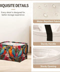 Gigantic 15 Inch Fabric Storage Basket With Strong Handles, Monster 24 Liter Closet Organizer Basket, Solid Polyester Sorting Bin To Keep Your Space Legit Crisp, featuring water-repellent fabric and sturdy handles.