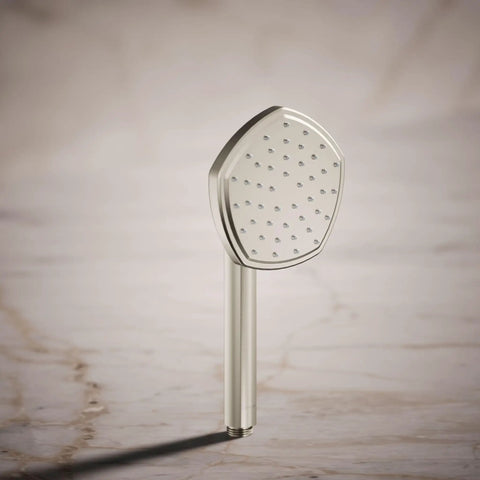 Single Function Handheld Showerhead With Katalyst Technology For Full Coverage Drench, high pressure spray in brushed nickel