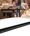 Beefy Aluminum T Track And T Slot For Woodworking Router Table Saw Jig 19x9.5mm Black Miter Bar Slider on workshop table