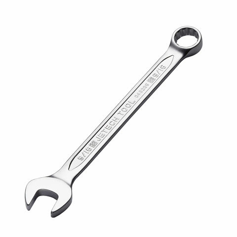 Nine Sixteen Inch Combination Wrench Set Twelve Pack With 12 Point Box End Chrome Vanadium Steel Industrial Grade Heavy Duty